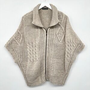Elsamanda Anthropologie Chunky Sweater One Size‎ Made in Italy Fisherman Capsule